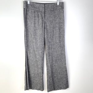 Bebe Linen Wide-leg Pants Grey